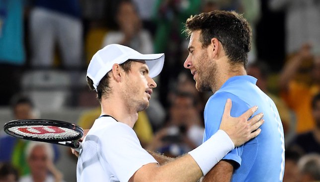 Mutual respect Murray and Del Potro