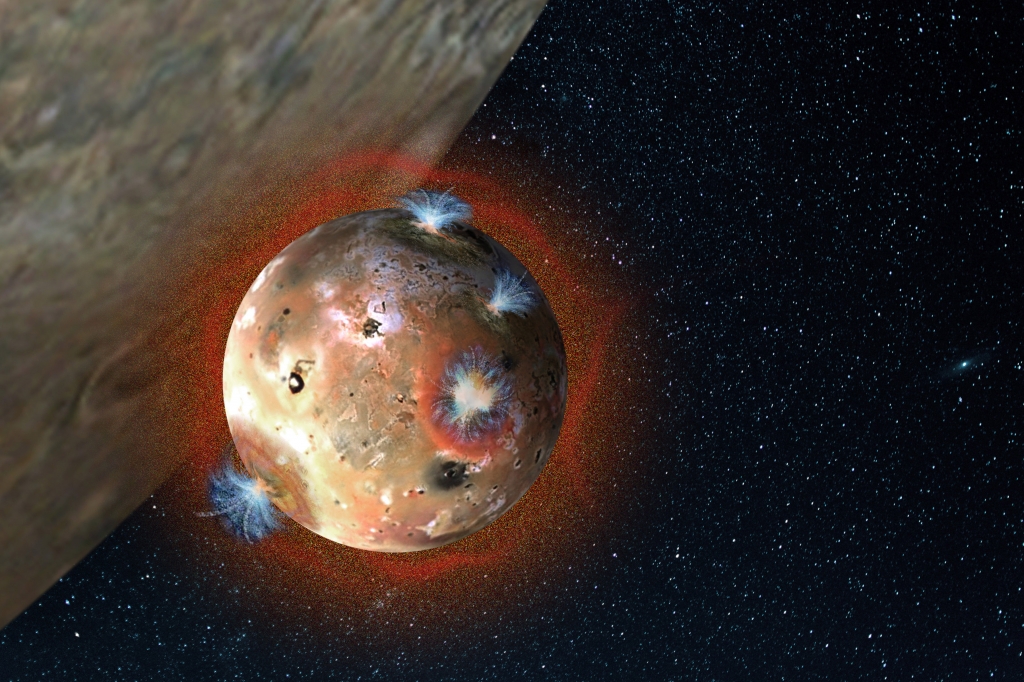 Jupiter's Volcanic Moon Io Has a Collapsible Atmosphere