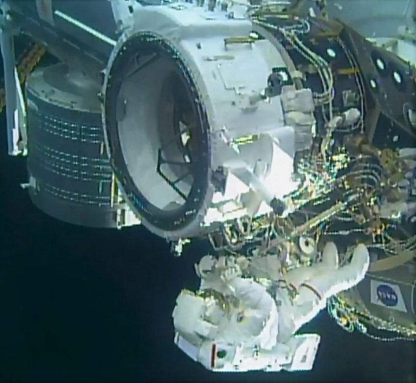 Docking adapter installed on International Space Station