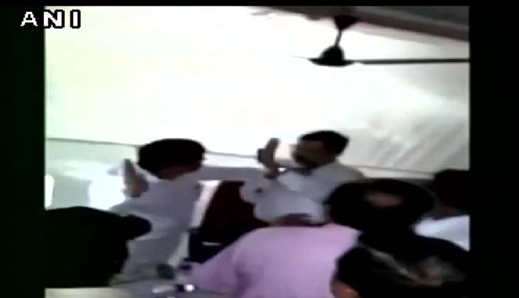 Maharashtra NCP MLA caught slapping bureaucrat on camera