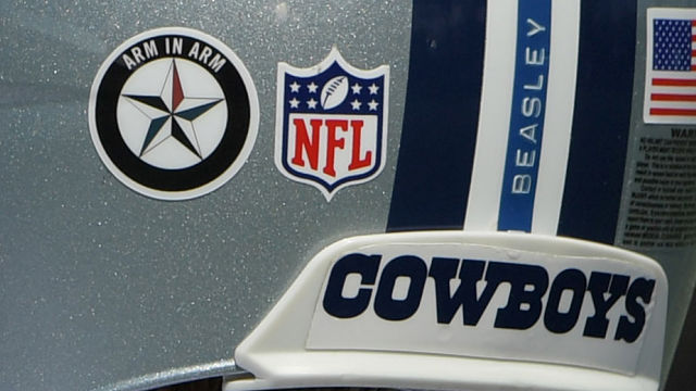 Dallas Cowboys helmet decal