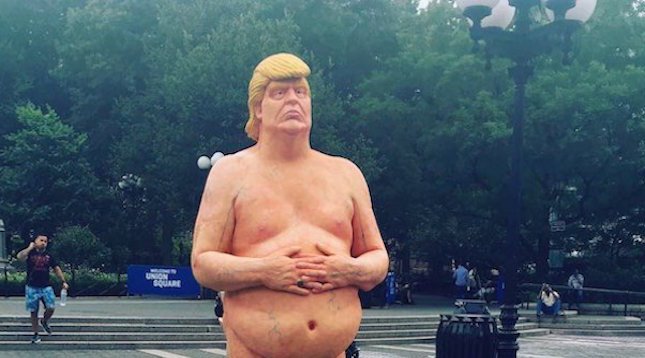 Trump statue