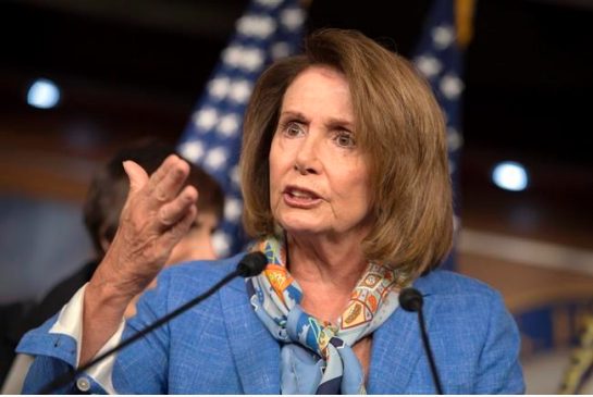 House Minority Leader Nancy Pelosi D-Calif. speaks at a news conference on Capitol Hill in Washington. Pelosi is advising fellow Democrats to change their cellphone numbers and not let family members read their text message