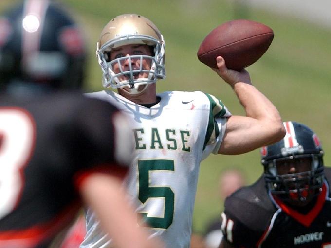 Nease High quarterback Tim Tebow throws a pass during Saturday’s game at Hoover High School. Tebow was home-schooled. The bill which would allow home-schooled students to participate in sports at their zoned public school passed the state’s H