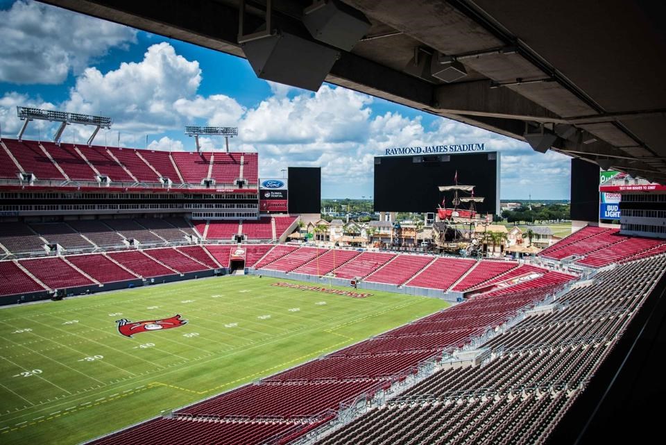 New upgrades at Raymond James Stadium will be unvieled to fans Friday night at the 1st preseason home game