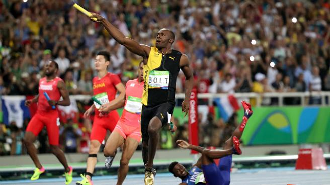 Anchor leg: Bolt gets gold No. 9 with another runaway win