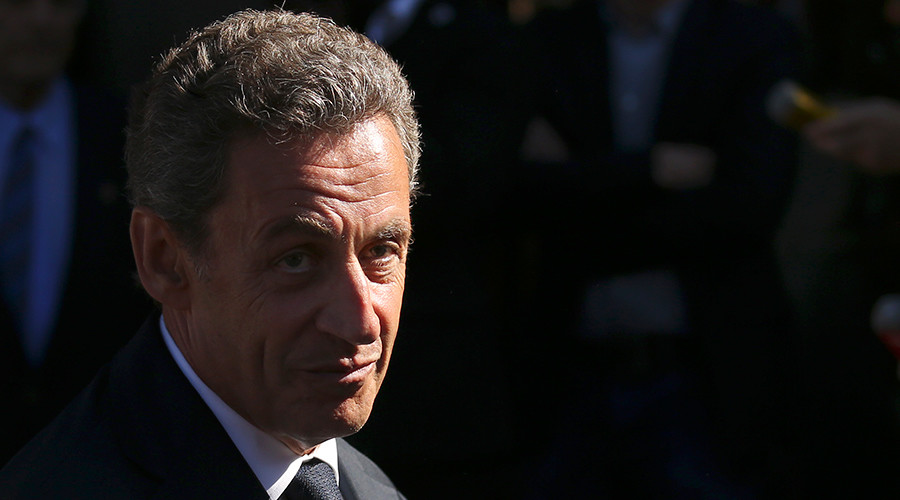 Nicolas Sarkozy former head of the Les Republicans political party and former French President