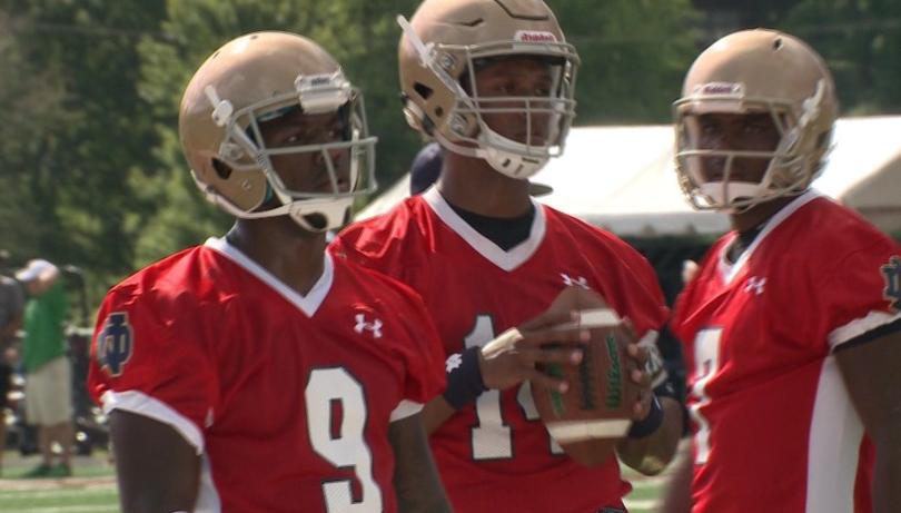 Irish to use QBs Kizer, Zaire vs. Texas