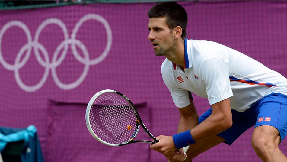 Novak Djokovic at the London 2012 Games