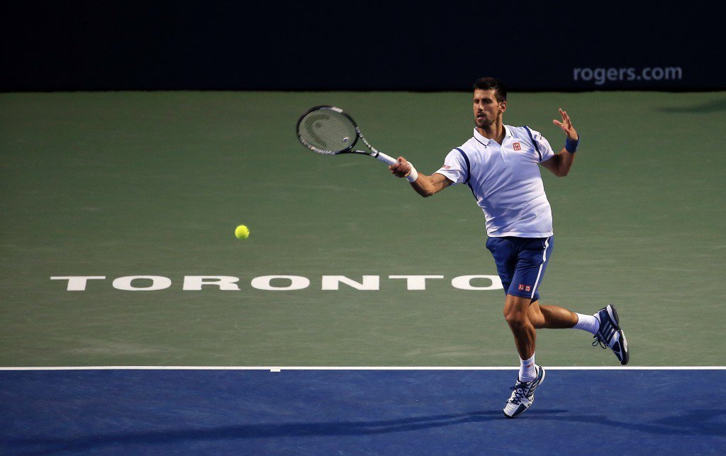 World number one Novak Djokovic reached the final in Toronto