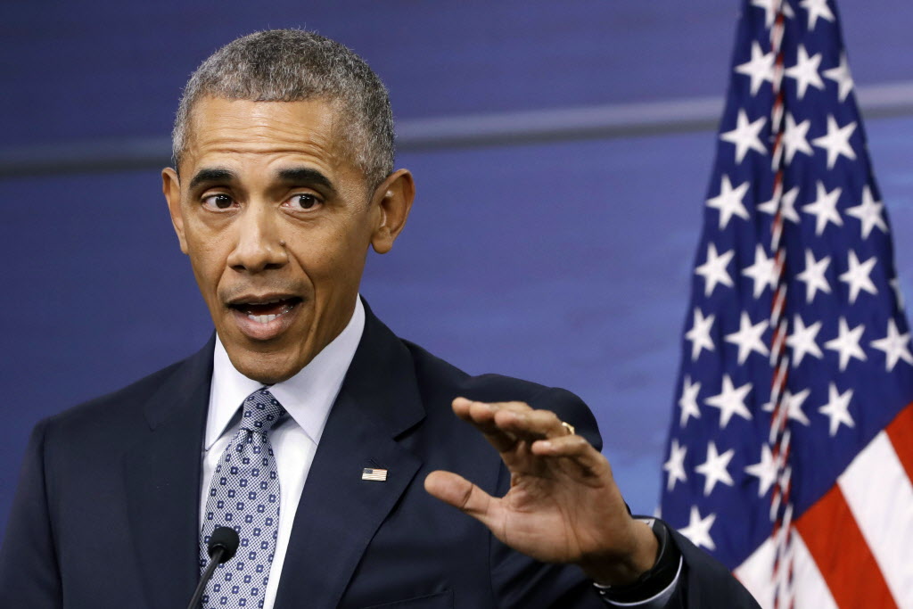 President Barack Obama answers a question during a news conference after attending a National Security Council Meeting on efforts to counter the Islamic State Thursday Aug. 4 2016 at the Pentagon in Washington