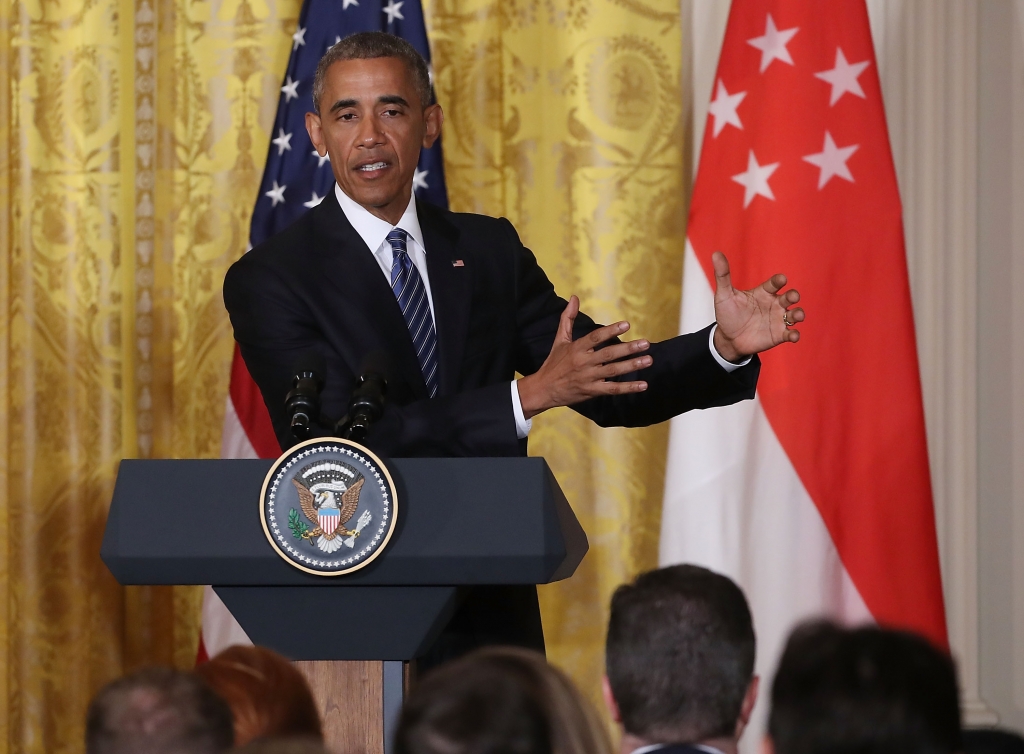 President Obama Welcomes Singapore's Prime Minister Lee Hsien Loong To The White House