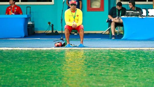 From green pool to missing pontoon, Rio's problems won't go away