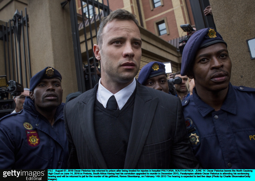 Officials carried out a raid on Pistorius’ cell three weeks ago out of fear that he would harm himself Charlie Shoemaker  Getty