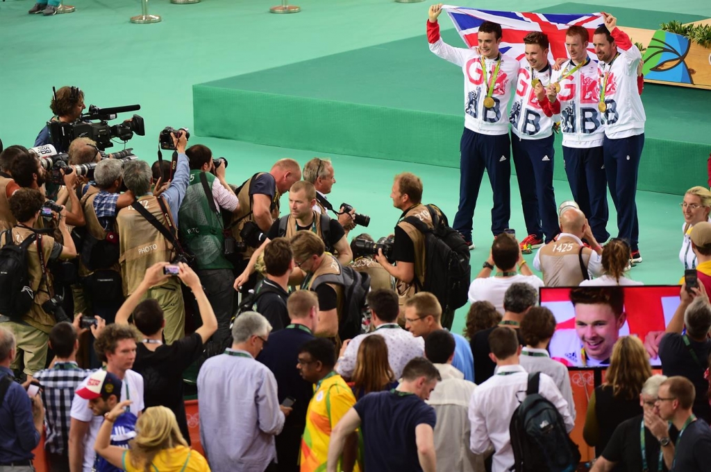 Britain retain cycling team pursuit gold in world record