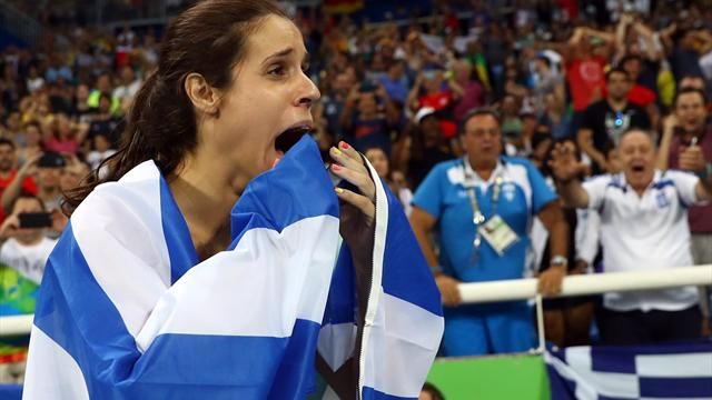 Greece's Stefanidi wins women's pole vault