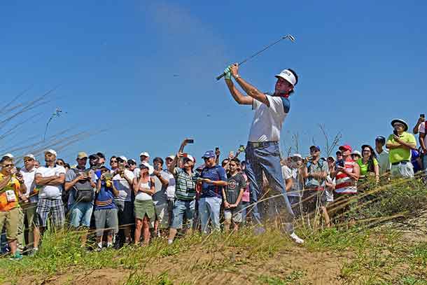 RIO DE JANEIRO BRAZIL- AUGUST 13 Bubba Watson during the Rio 2016 Olympic Games at the Olympic Golf Course