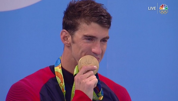 Michael Phelps gold