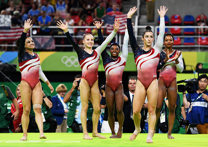 Simone Biles stars as US takes gymnastics gold