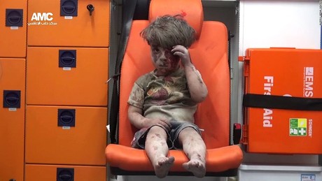 Watch: Distressing moment child is pulled from Syria rubble