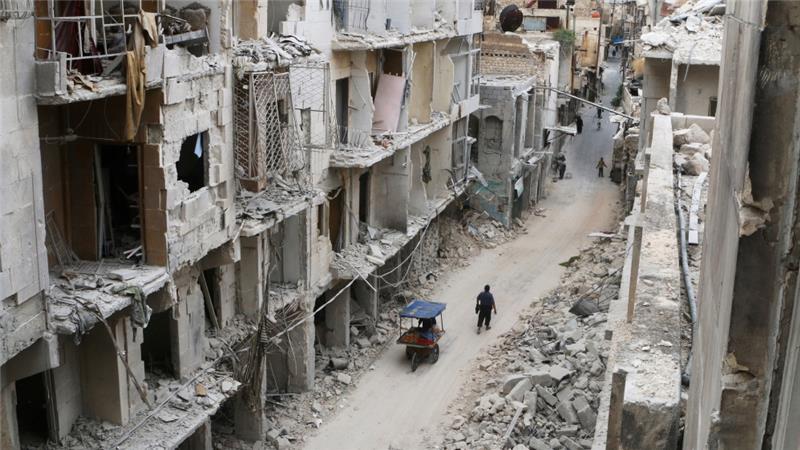 Once Syria's economic powerhouse Aleppo has been ravaged by the war that began in March 2011