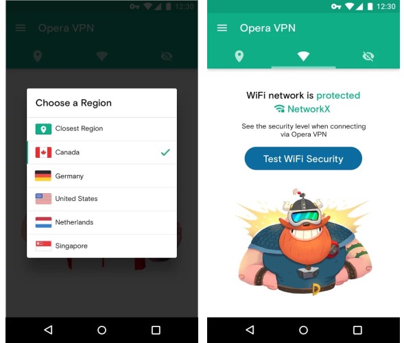 Opera brings its free VPN service to Android