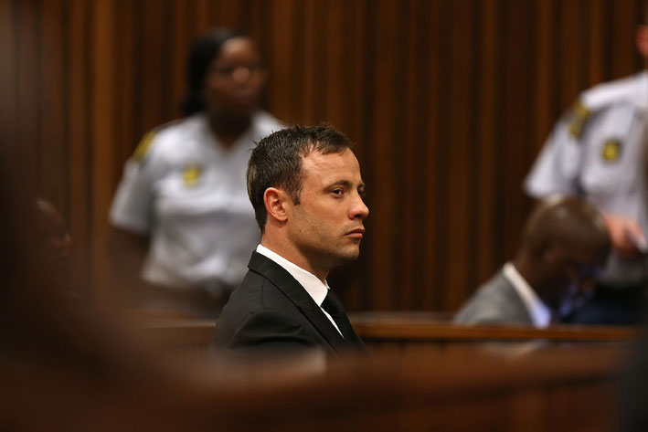 Pistorius treated at South African hospital; back to jail