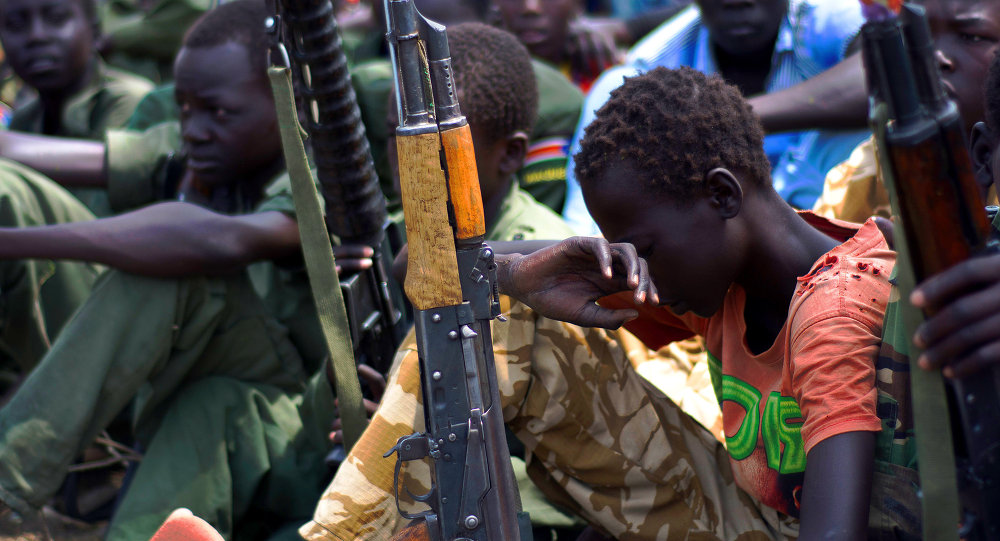 Over 650 Kids Turned Into Child Soldiers in South Sudan in 2016                AFP 2016