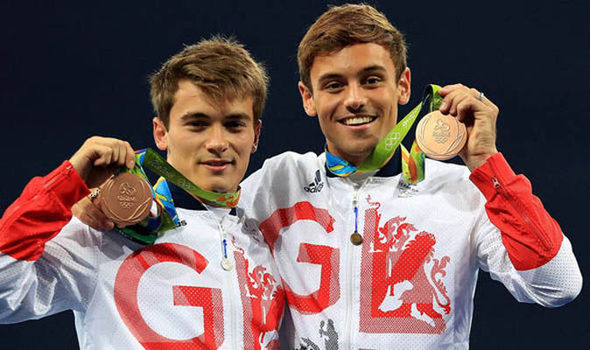 Tom Daley and Daniel Goodfellow