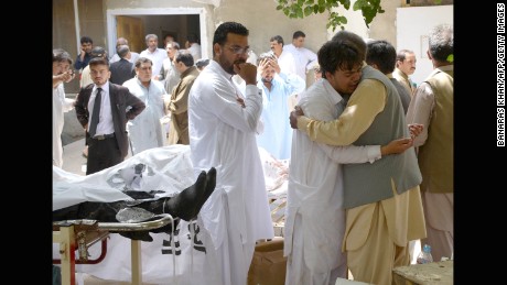 At least 63 dead in Pakistan hospital blast