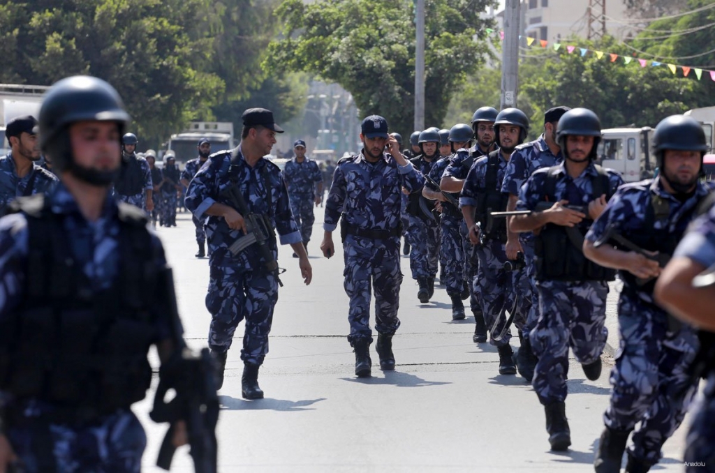 Palestinian policemen