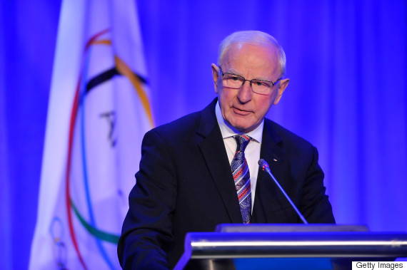 Patrick Hickey is accused of plotting to illegally sell tickets for the Games