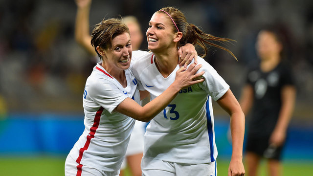 US women's soccer team blanks New Zealand