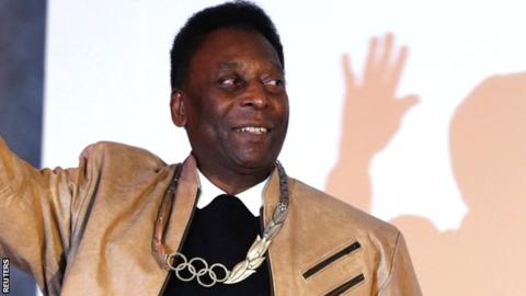 Pele was awarded the Olympic Order last month