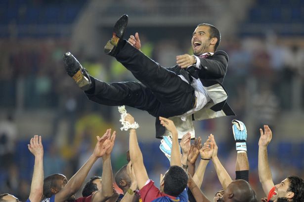 Pep Guardiola has won the Champions League twice as a manager