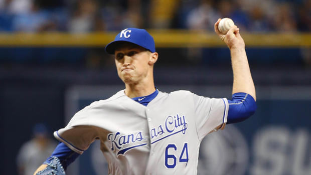 VIDEOS: West Fargo's Strahm strikes out two, gets water bucket treatment as Royals beat Rays