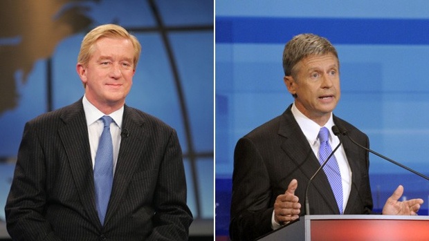 Govs William Weld Gary Johnson