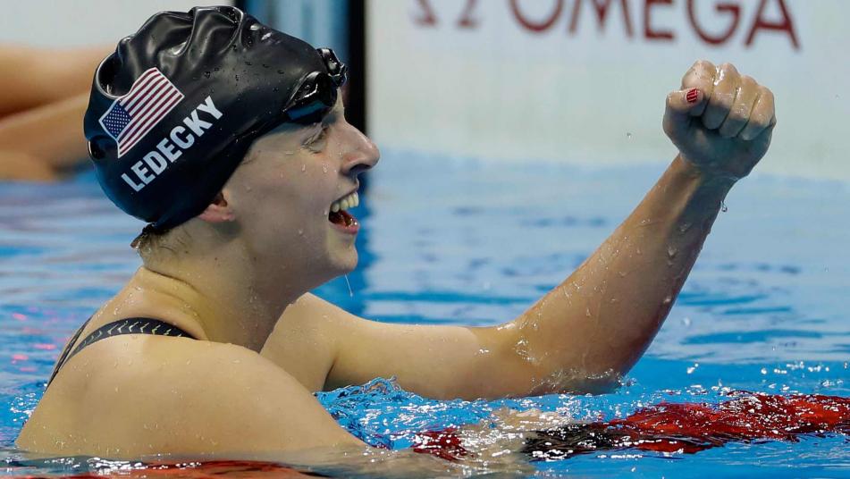 Ledecky, not Franklin, all the swimming rage at Rio Olympics