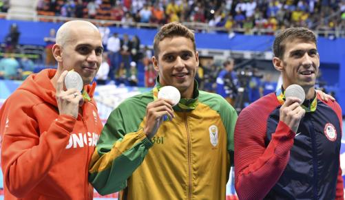 The Latest: Officials explode bag left in Rio arena bathroom