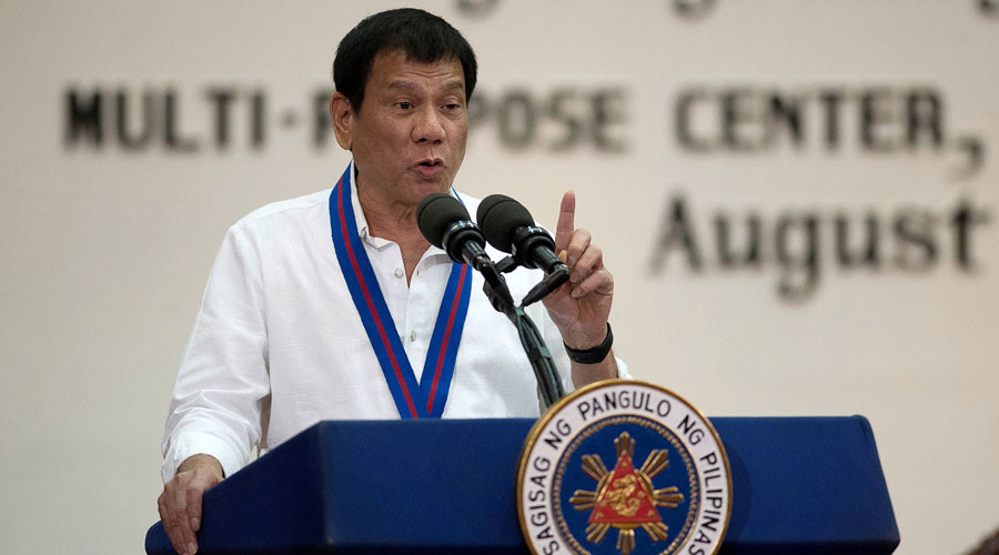 Philippine President Rodrigo Duterte