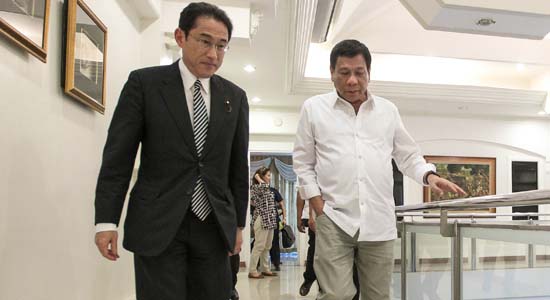 Yasay, Kishida meet on China