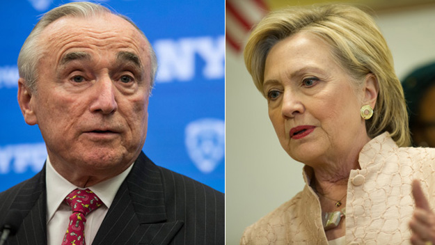 Bill Bratton Hillary Clinton