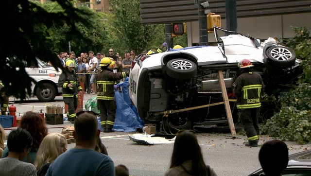 Serious car crash in Downtown Vancouver