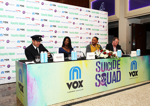 Will Smith Entertains British Airways&#039 VIP Guests During Exclusive Suicide Squad Pre Screening Reception in Dubai