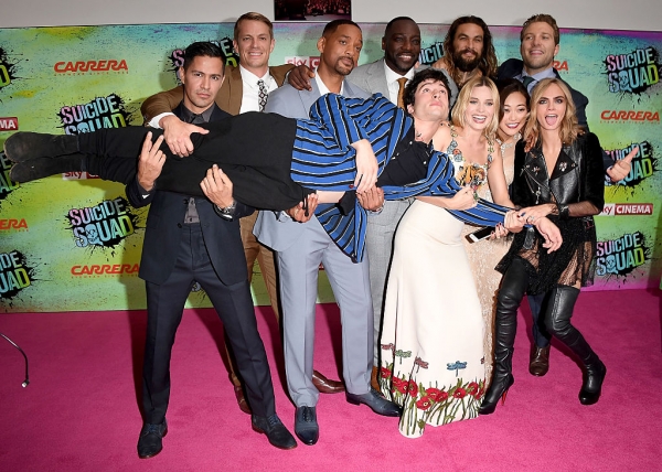 'Suicide Squad casts attended the European premiere