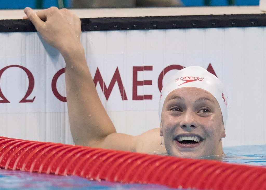 Oleksiak and Manuel tie for 100m freestyle gold