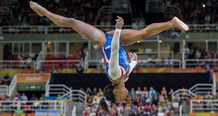 Simone Biles Vault Video