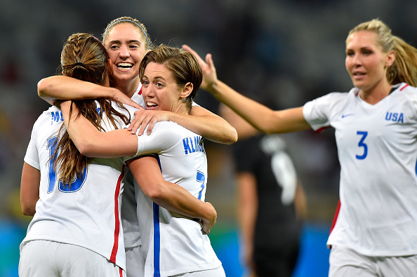 USA v New Zealand Women's Football- Olympics Day-2