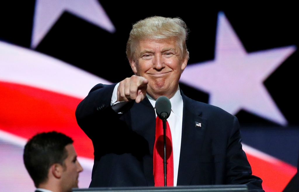 Trump accepts the Republican nomination in Cleveland