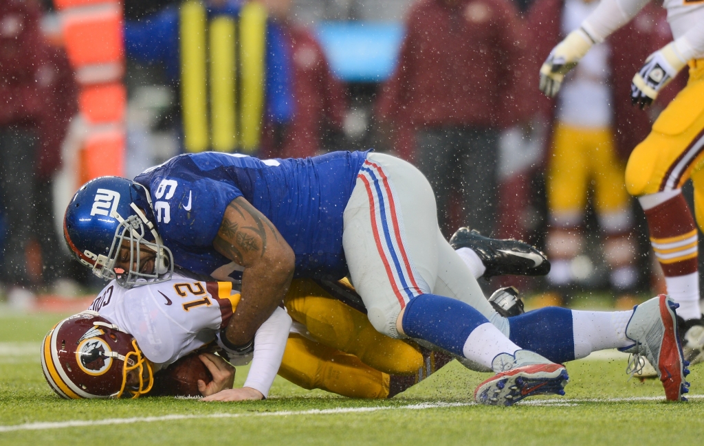 Redskins sign ex-Giants DE Cullen Jenkins to 1-year deal